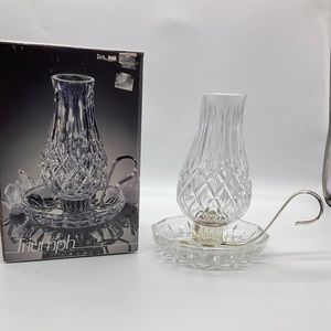 TRIUMPH LEAD CRYSTAL CANDLE LAMP MADE IN GERMANY